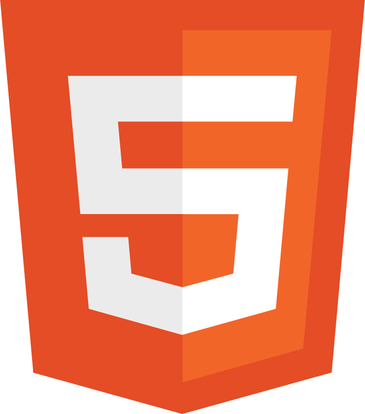 An image of the HTML 5 logo.